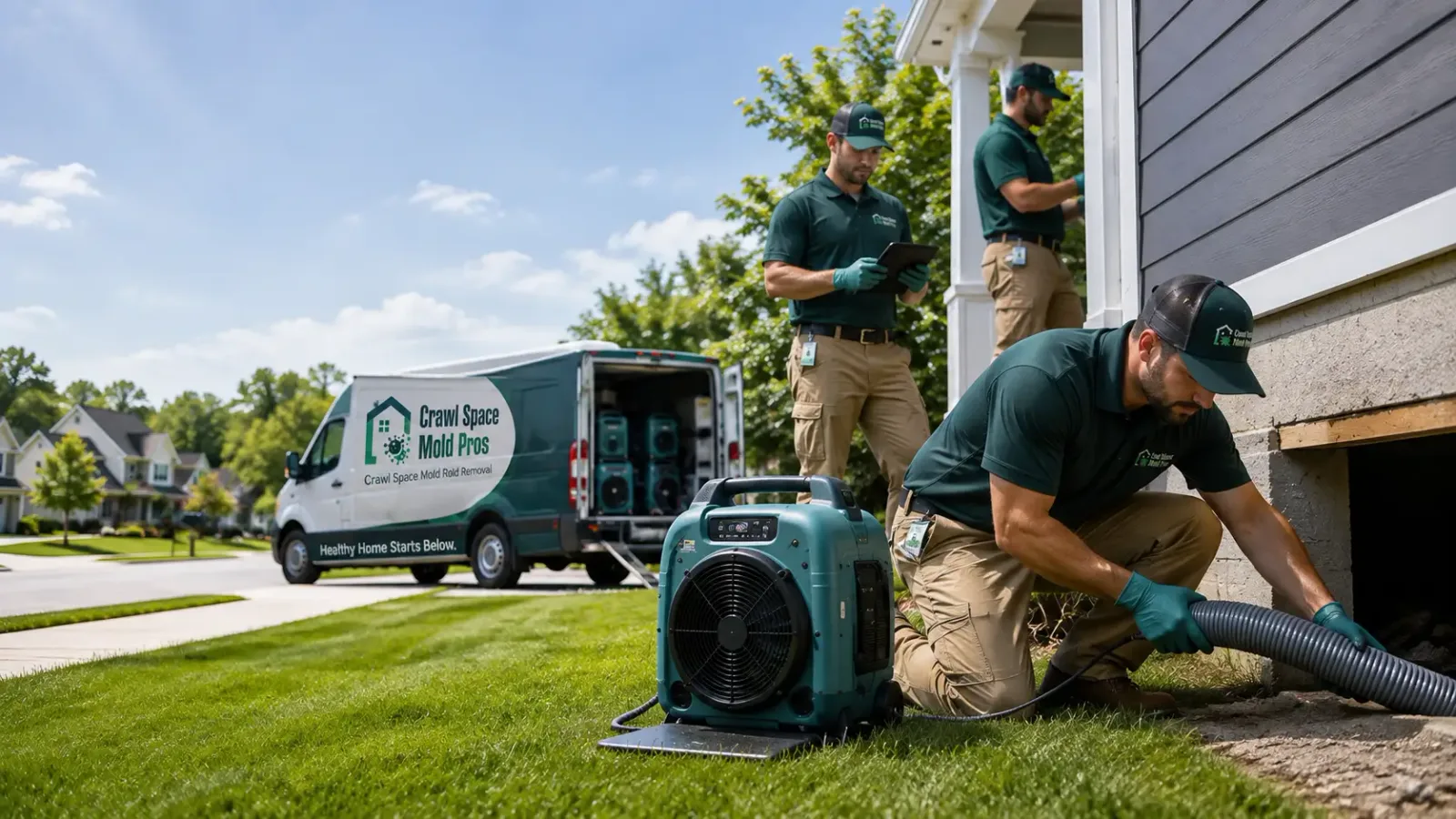 Crawl Space Mold Removal in Mindoro, WI